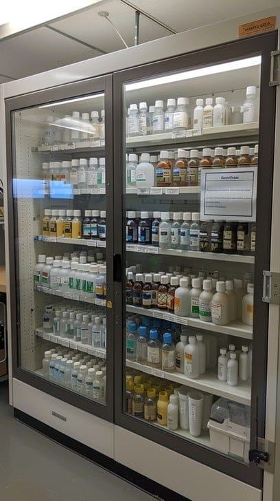 Pharmaceutical refrigeration cabinet