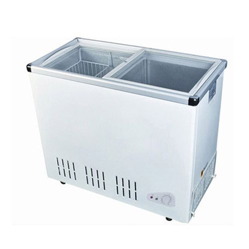 Sliding door deep freezer